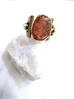 Bague Thea - Quartz fraise